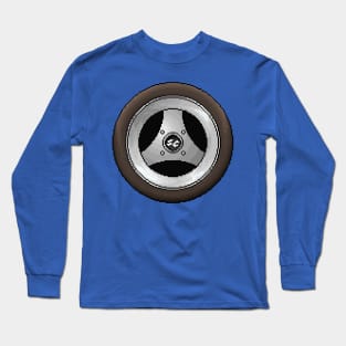 Pixelart 3 Spoke Wheel Long Sleeve T-Shirt